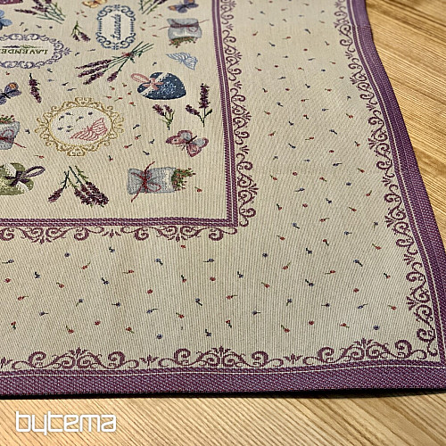 Tovaglia arazzo 100 x 100 Sogno di lavanda