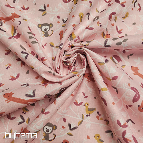 Tessuto di cotone SAFY rosa