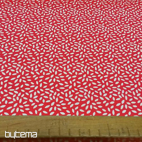 Tessuto di cotone STILI rouge rosso