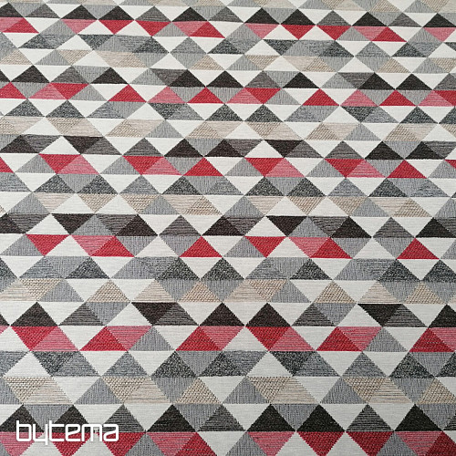 rivestimento in tessuto LUSA triangolo rosso