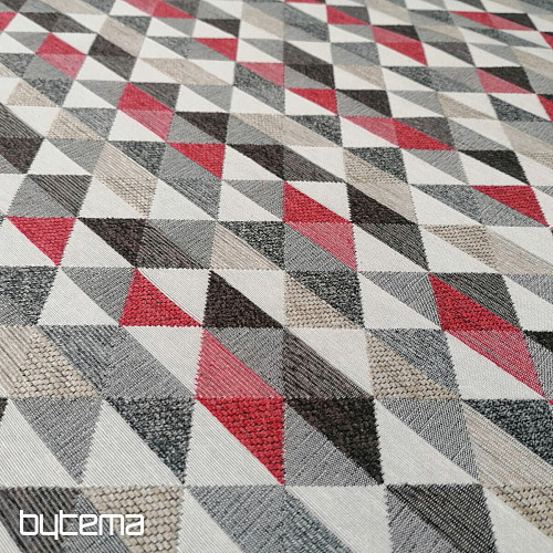 rivestimento in tessuto LUSA triangolo rosso