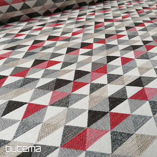 rivestimento in tessuto LUSA triangolo rosso