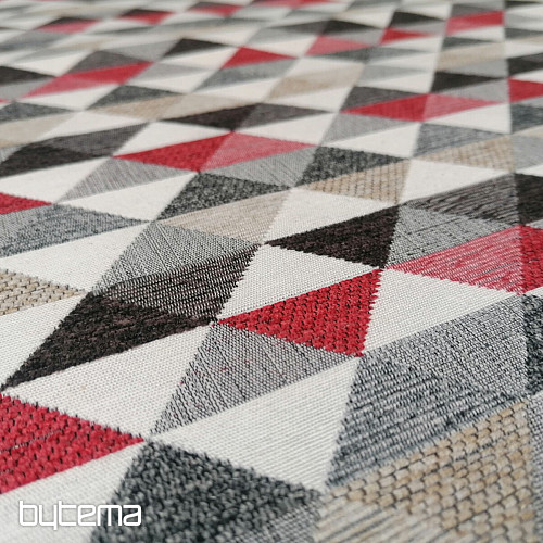 rivestimento in tessuto LUSA triangolo rosso