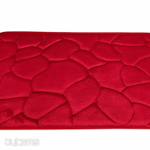 Tappetino da bagno TILES ROSSO