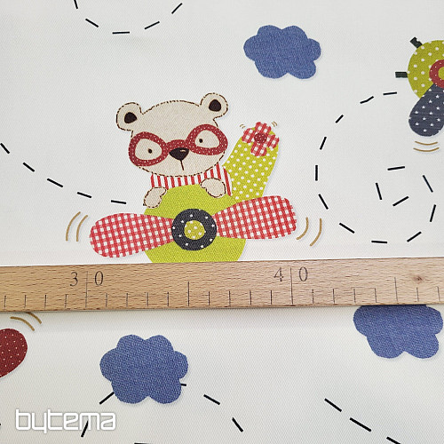 Tessuto decorativo per bambini BEAR FLYER