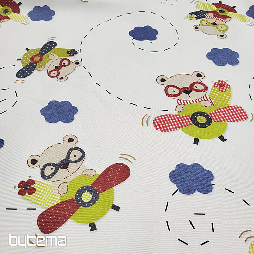 Tessuto decorativo per bambini BEAR FLYER