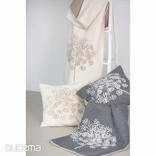 Coperta in cotone DF GIADA ANTRACITE