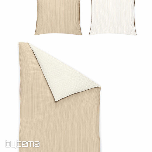 Biancheria da letto di lusso in raso LINEA 8021-80 crema