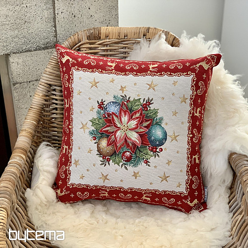 Federa per cuscino decorazione natalizia STELLA DI NATALE