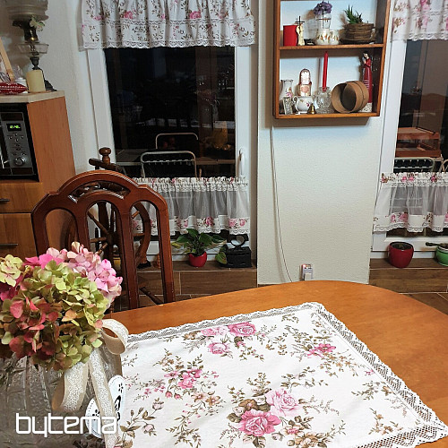 Tessuto decorativo ROSE RAKEL crema