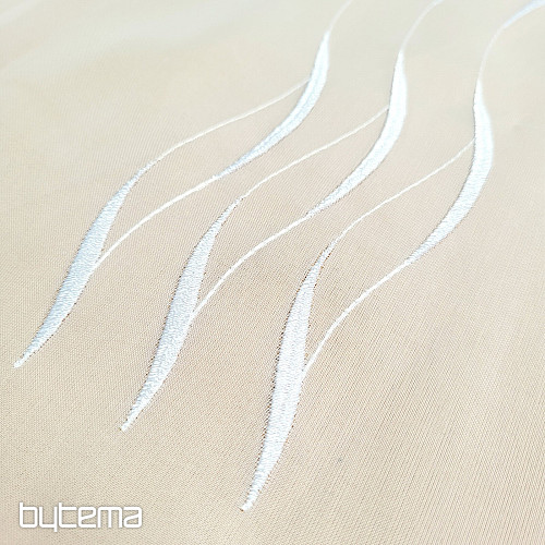 Tenda bianca di lusso ricamata GERSTER 195/0001