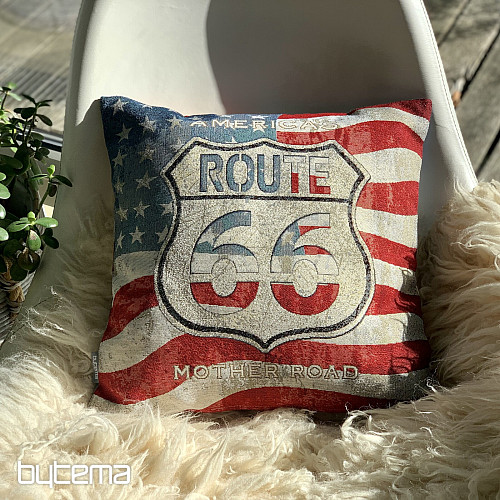 Fodera per cuscino in arazzo ROUTE 66