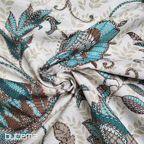 Tessuto decorativo DORKA turchese