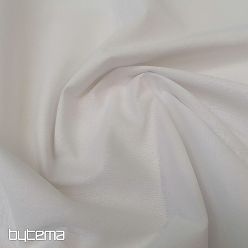 Tela di cotone DOMINIC bianco