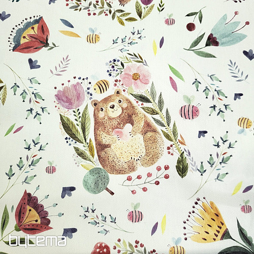 Tessuto decorativo per bambini ORSO