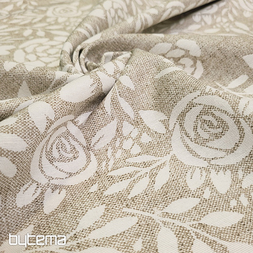Tessuto decorativo ROSA crema