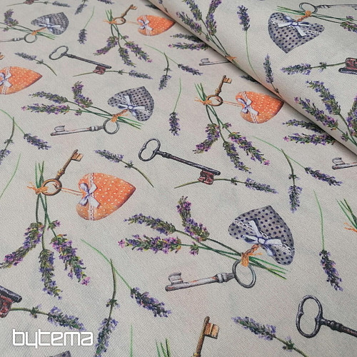 Tessuto decorativo CLAUDIE lavanda