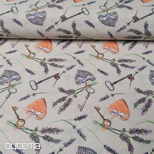 Tessuto decorativo CLAUDIE lavanda