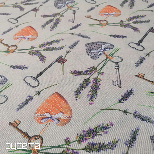 Tessuto decorativo CLAUDIE lavanda