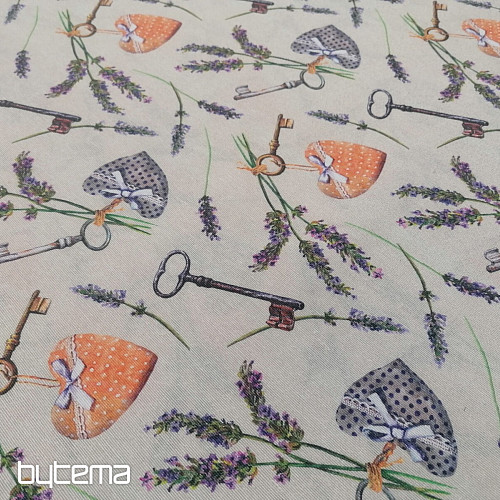 Tessuto decorativo CLAUDIE lavanda