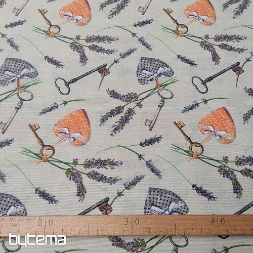Tessuto decorativo CLAUDIE lavanda