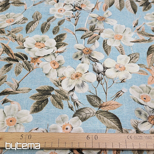 Tessuto decorativo LEIRE turchese