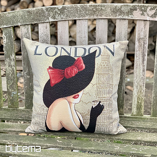 Fodera per cuscino con arazzo LADY LONDON