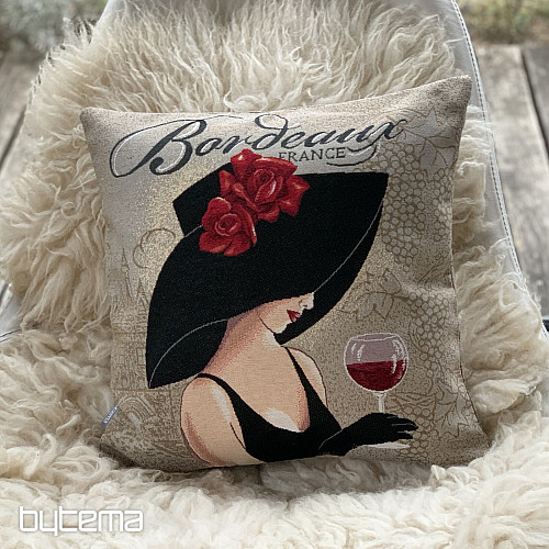 Fodera per cuscino arazzo LADY BORDEAUX