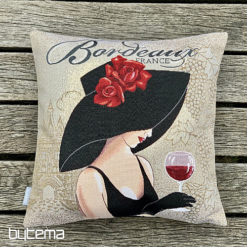 Fodera per cuscino arazzo LADY BORDEAUX