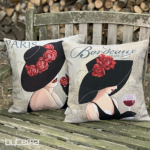 Fodera per cuscino arazzo LADY BORDEAUX