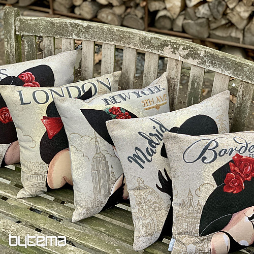 Fodera per cuscino arazzo LADY BORDEAUX