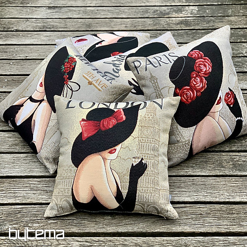Fodera per cuscino arazzo LADY BORDEAUX