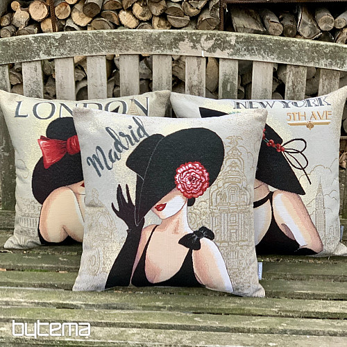 Fodera per cuscino con arazzo LADY MADRID