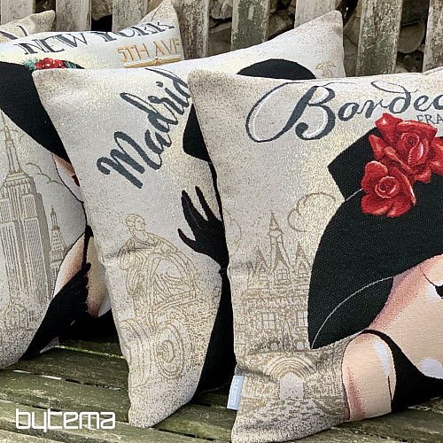 Fodera per cuscino con arazzo LADY MADRID