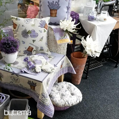 Fodera per cuscino arazzo CUORE DI LAVANDA