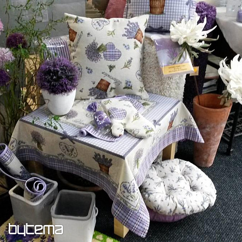 Fodera per cuscino arazzo CUORE DI LAVANDA