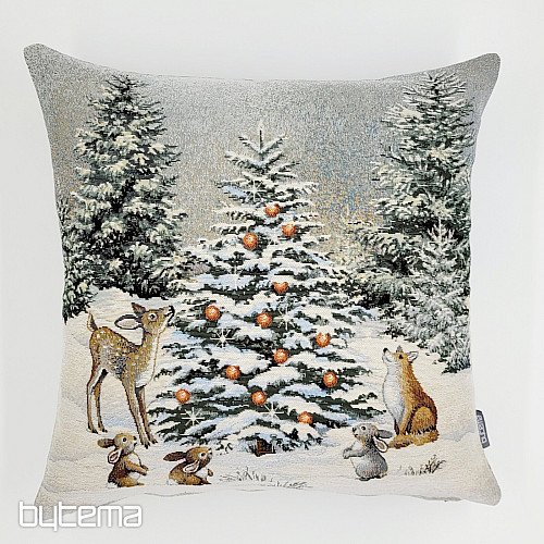 Copertina arazzo natalizio ANIMALI ALL&#39;ALBERO