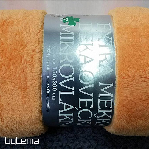 coperta Sheep-sheep 150/200 arancio/crema
