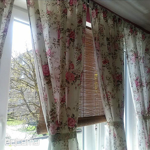 Tessuto decorativo ROSE RAKEL bianco