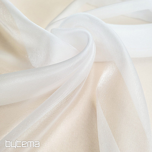 Tenda in voile GERSTER 896/300/0001 bianco-lucido