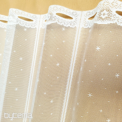 Tenda jacquard NATALIZIA per la vetrata PUPAZZO DI NEVE