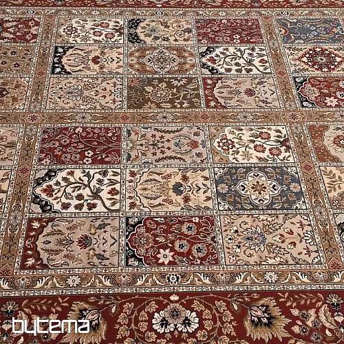 Tappeto classico in lana ORIENT cassetta rosa antico