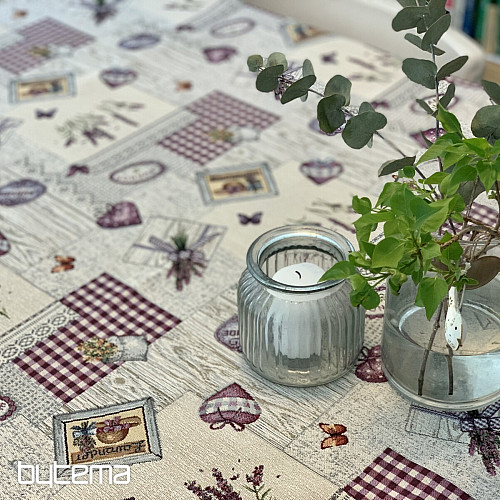 Tovaglia e sciarpa arazzo Lavanda Provenza