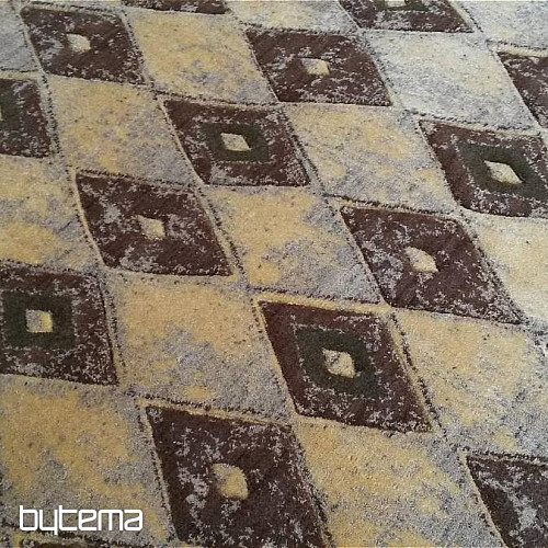 Tappeto di design in lana ETNO III