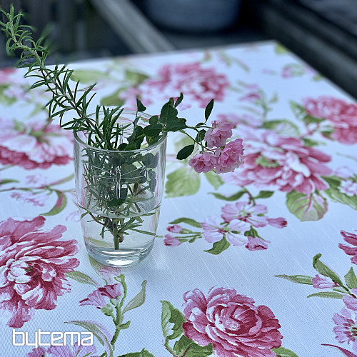 Tovaglia LAURA - grandi fiori rosa