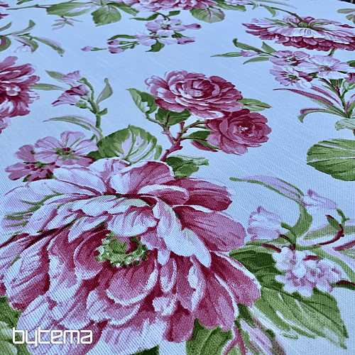 Tovaglia LAURA - grandi fiori rosa