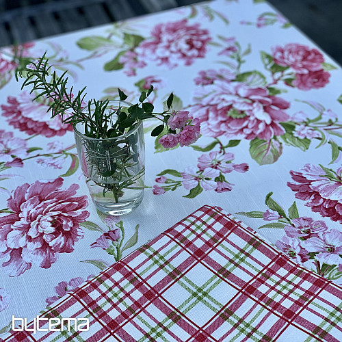 Tovaglia LAURA - grandi fiori rosa