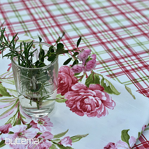 Tovaglia LAURA - quadretti rosa