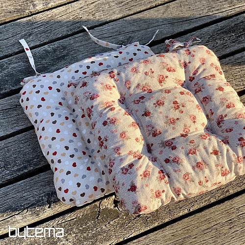 Cuscini per sedie ROSES rosso