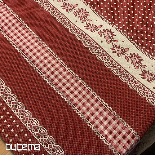 Tovaglia e scialle arazzo SELSKÁ JIZBA rosso